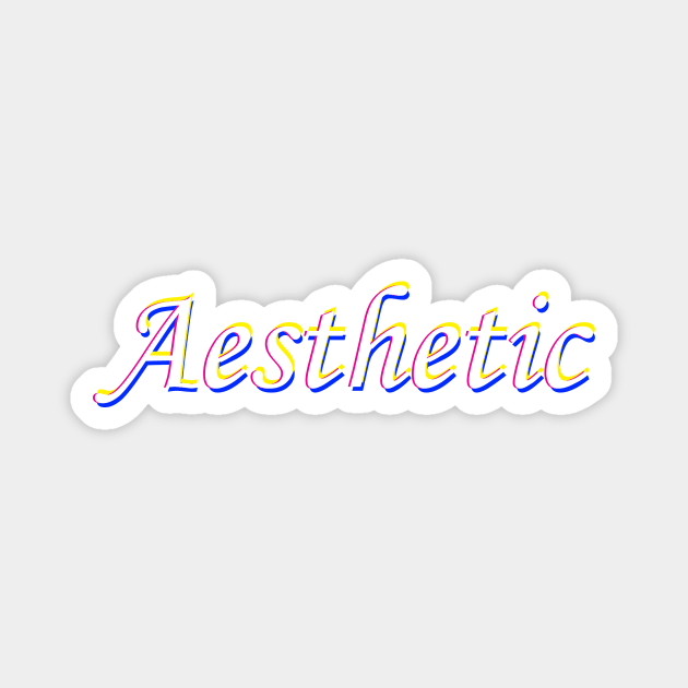 Aesthetic (Monotype) Magnet by Sonchezz