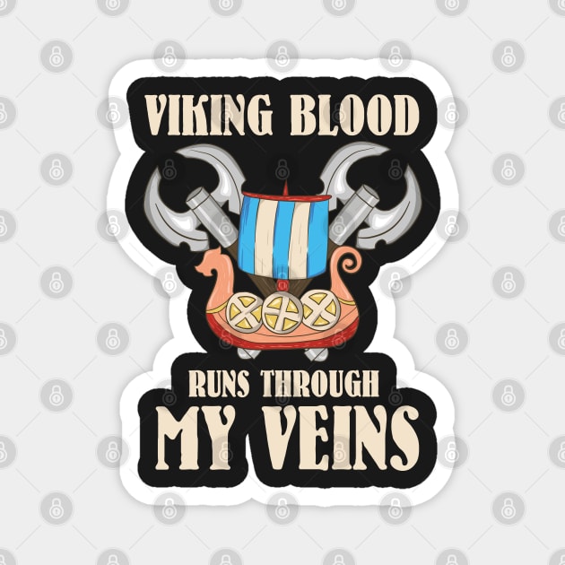 VIKING GIFT: Viking Blood Magnet by woormle