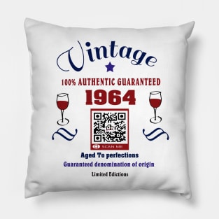 Vintage birthday gift 1964 Pillow