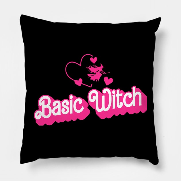 Funny Basic Witch Lazy Costume Girls Women Funny Halloween Pillow by KsuAnn