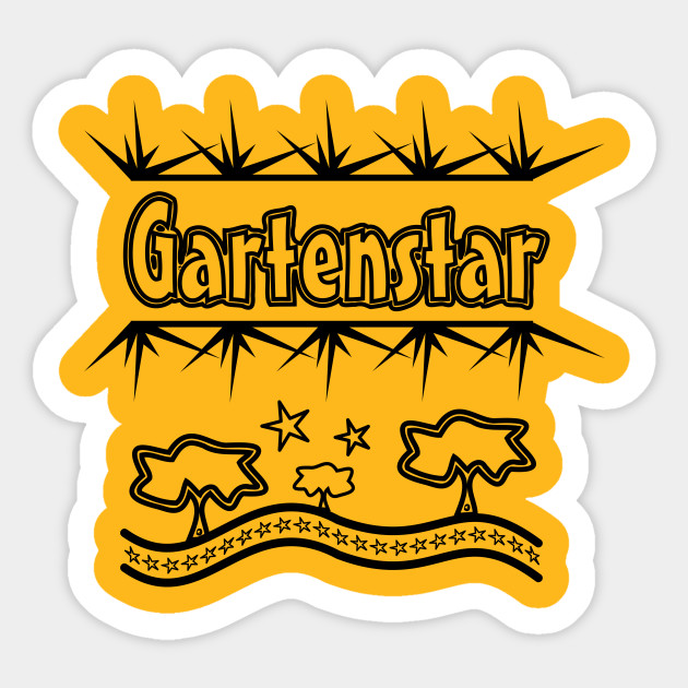 Garten Star Star Sticker Teepublic