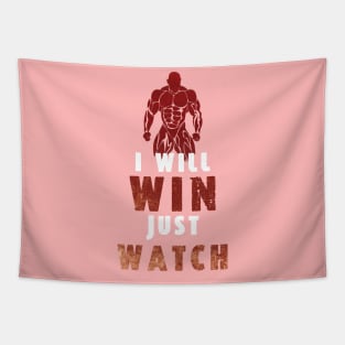 I Will Win / gym / workout / exercise Tapestry