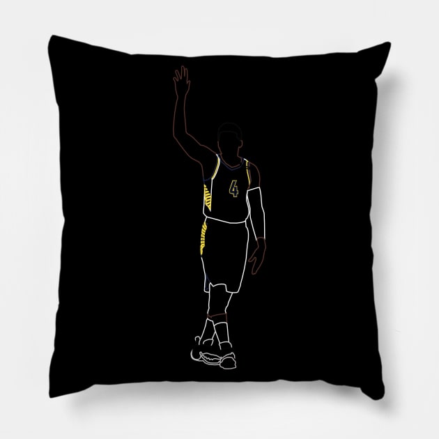 Victor Oladipo Comeback Neon Pillow by xRatTrapTeesx