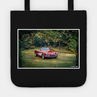 Vintage 1960 American Iconic Sports Car Tote