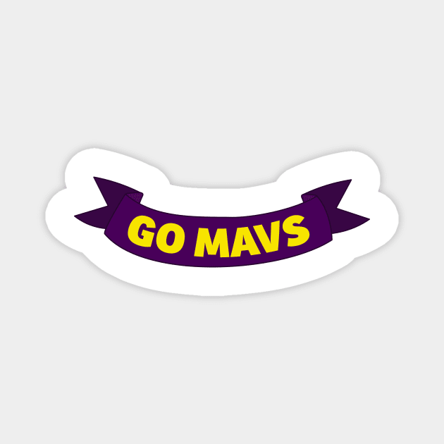 Go Mavs Banner Magnet by sydneyurban