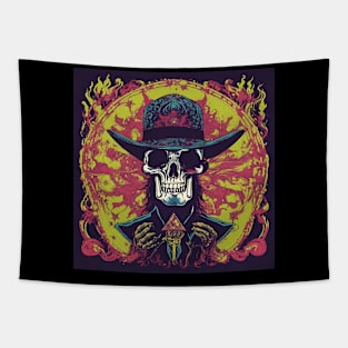 Lemmy Skull Art Tapestry