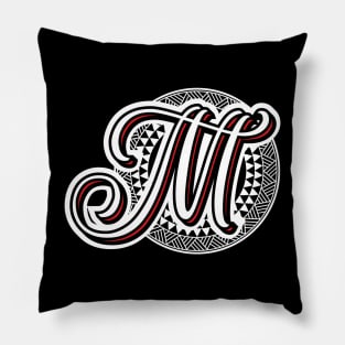 Letter M Pillow