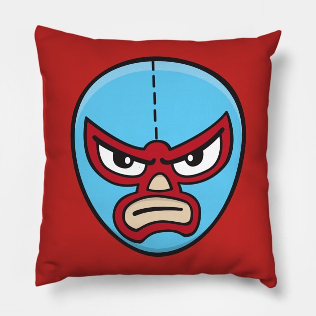 Luchador Mask Pillow by DetourShirts