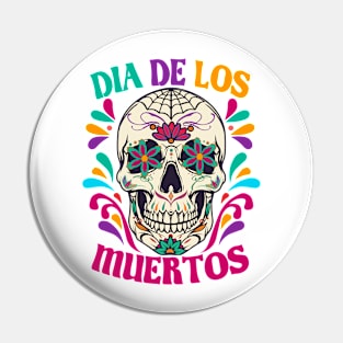 Mexican Sugar Skull Pin