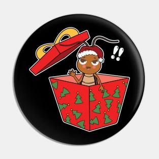 I'm The Gift Funny Ant Christmas Gift Pin