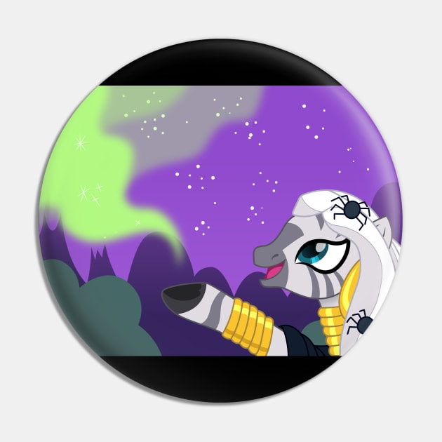 Nightmare Night Zecora Pin by CloudyGlow