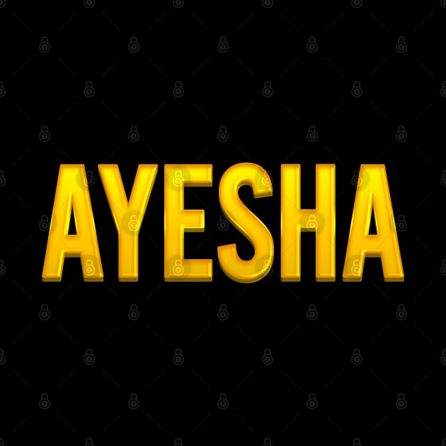 Ayesha Name by xesed