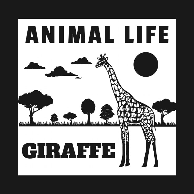 Wild Animals Life Of Giraffe by fupi