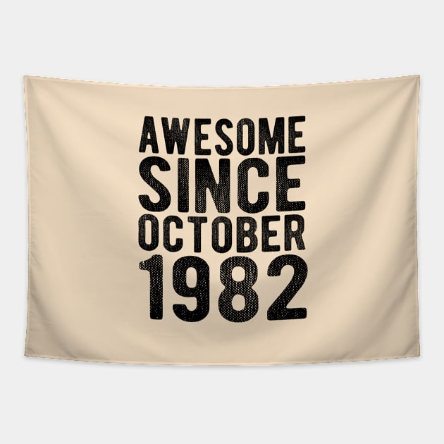 Awesome since October 1982 - 39th birthday Gift Tapestry by SKHR-M STORE