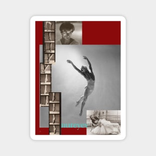 Nureyev Collage Portrait Magnet