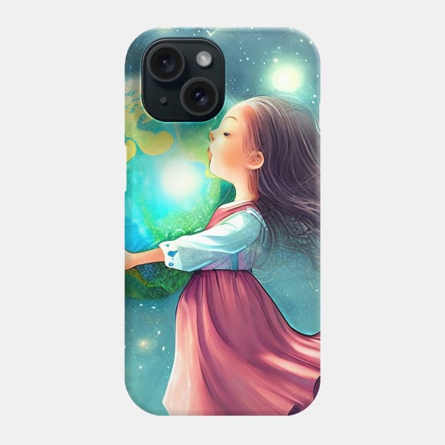 save the earth Phone Case by cloudart2868