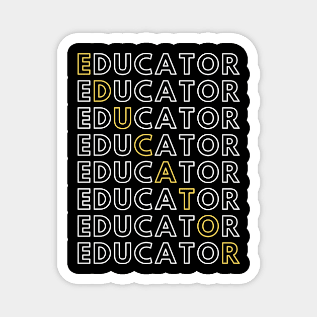 Educator Gift Magnet by François Belchior