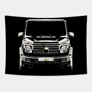 G class gold white simple sketch Tapestry