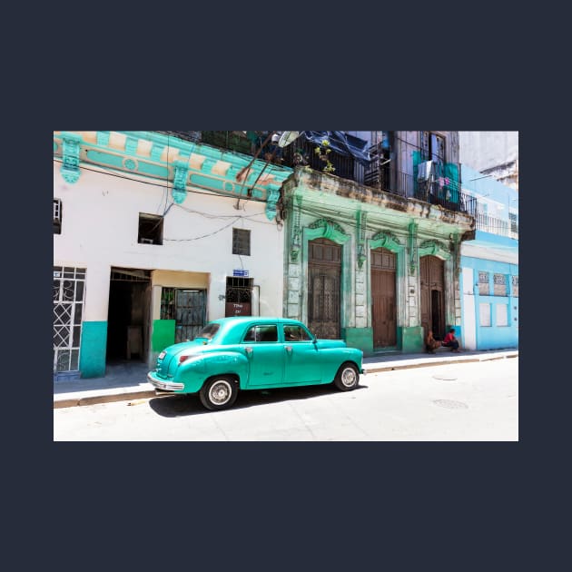 Green Car, Old Havana, Cuba by tommysphotos