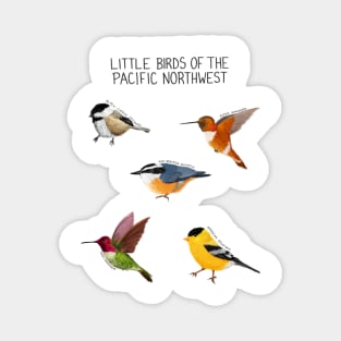 Little Birds of the Pacific Northwest Magnet