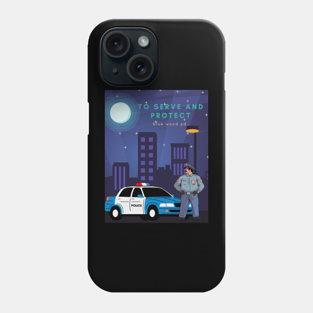 To serve and protect Phone Case by Benjamin Customs