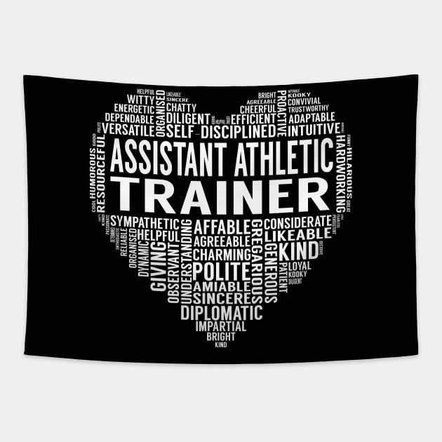 Assistant Athletic Trainer Heart Tapestry by LotusTee