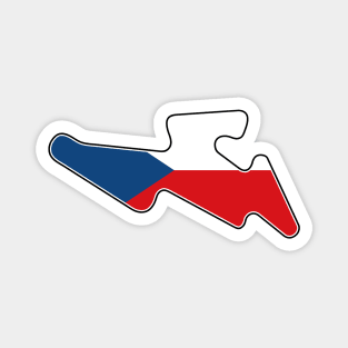 Brno Circuit [flag] Magnet