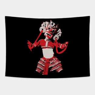 Sri Lankan Traditional Mask Dance Tapestry