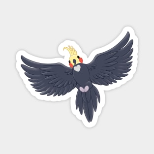 Cockatiel in the sky Magnet