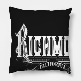 Vintage Richmond, CA Pillow