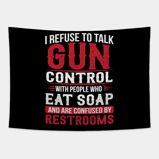 2nd Amendment Gun Owner Gun Lover Tapestry by Dr_Squirrel