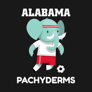 ⚽ Alabama Football, Elephant Kicks the Ball, Imaginary Team Spirit T-Shirt