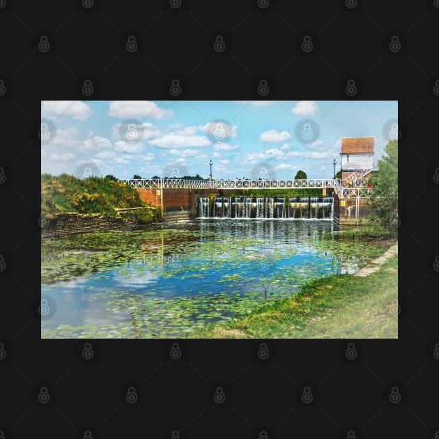 Abbey Mill Weir At Tewkesbury by IanWL