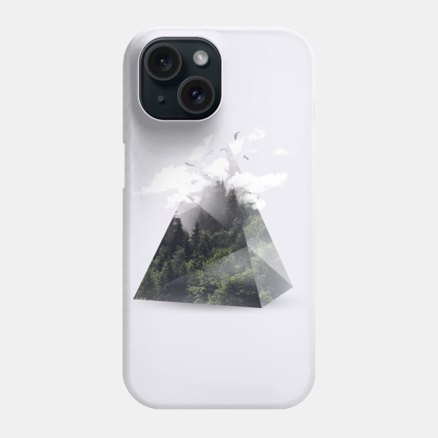 Forest Triangle Phone Case by astronaut
