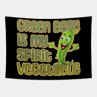 Green Bean is My Spirit Vegetable Tapestry