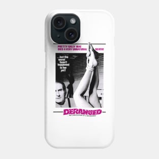 Vintage Deranged Horror Movie 1974 Phone Case