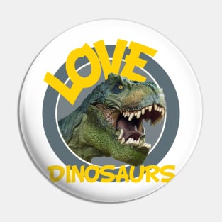 Love Dinosaurs Pin