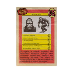 Bigfoot, retro horror combat card T-Shirt