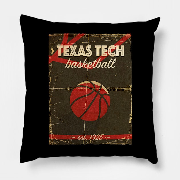 COVER SPORT - SPORT ILLUSTRATED - TEXAS TECH 1925 Pillow by FALORI