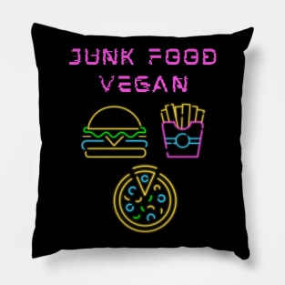 Junk Food Vegan Pillow