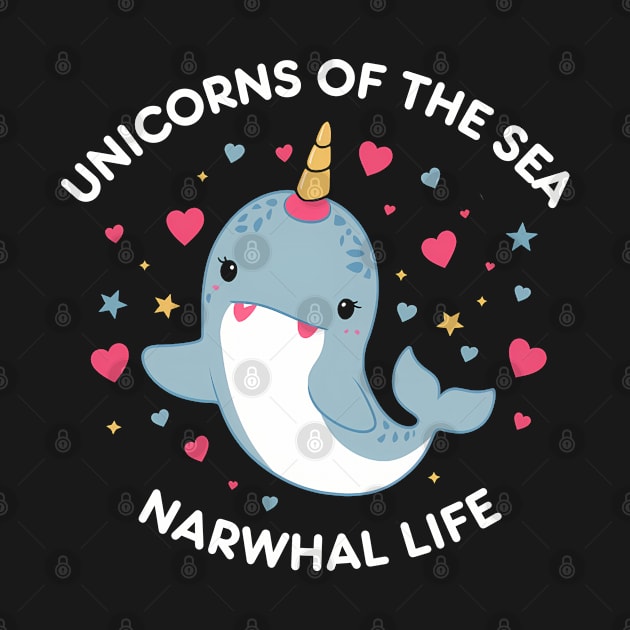 Narwhal life Unicorns Of the Sea by NomiCrafts