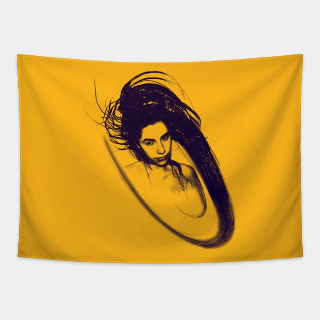 PJ Harvey Tapestry by ROYFRESHN DRAW