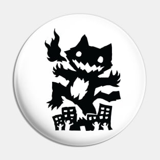 Kitty Kaiju Pin