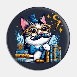 Nerdy Cat Pin