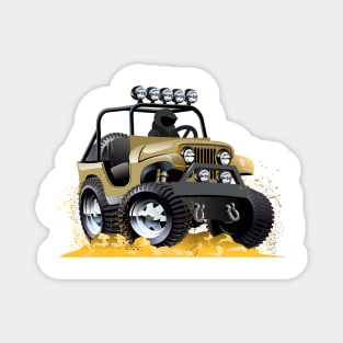 Cartoon jeep Magnet