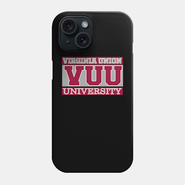 Virginia Union 1865 University Apparel Phone Case by HBCU Classic Apparel Co