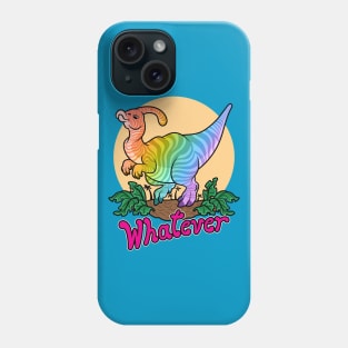 Moody Dinosaur (rainbow) Phone Case