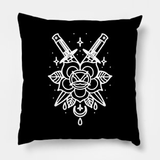 Rose and Swords Pillow