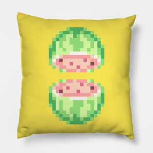 Pixel Watermelon Pillow