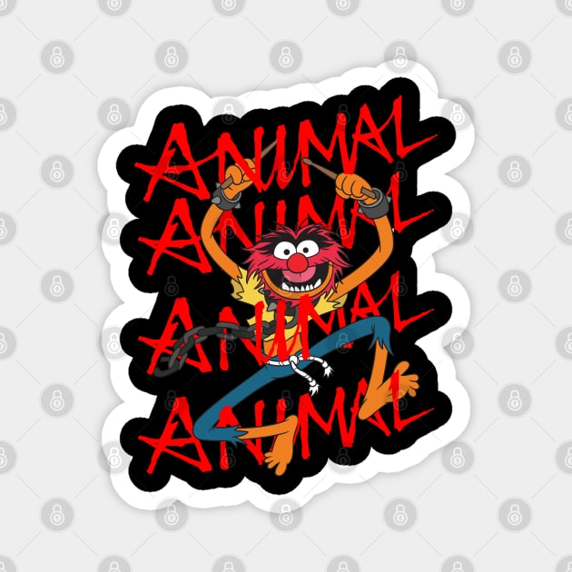 Muppets Animal Cartoon Magnet by Happy Asmara
